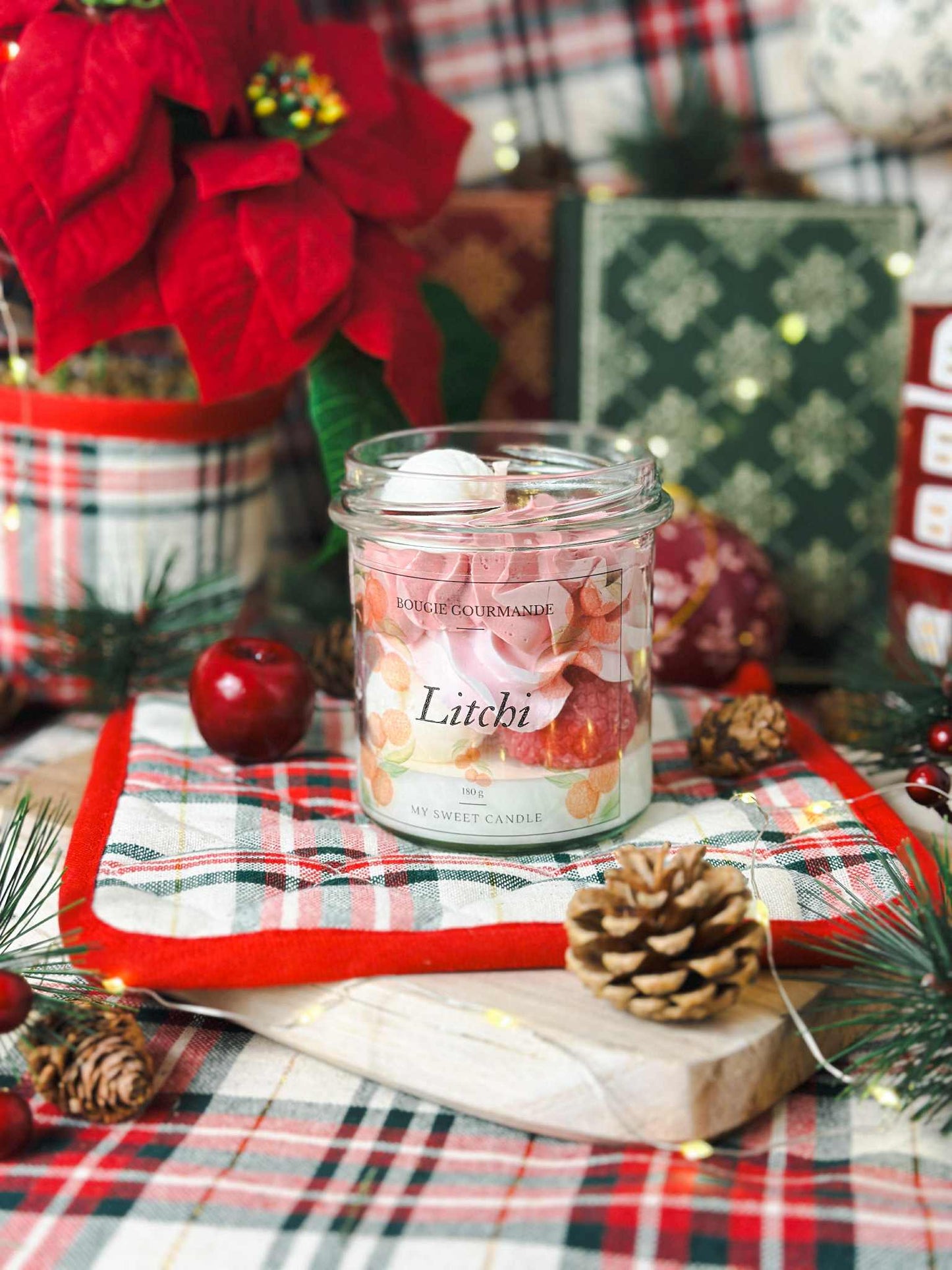 Bougie gourmande Litchi