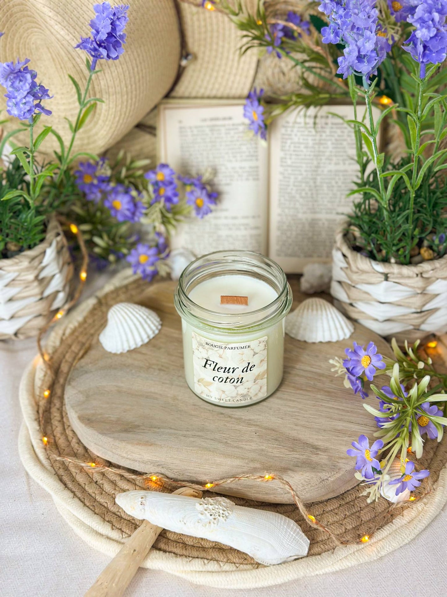 Bougie parfumée Fleur de coton