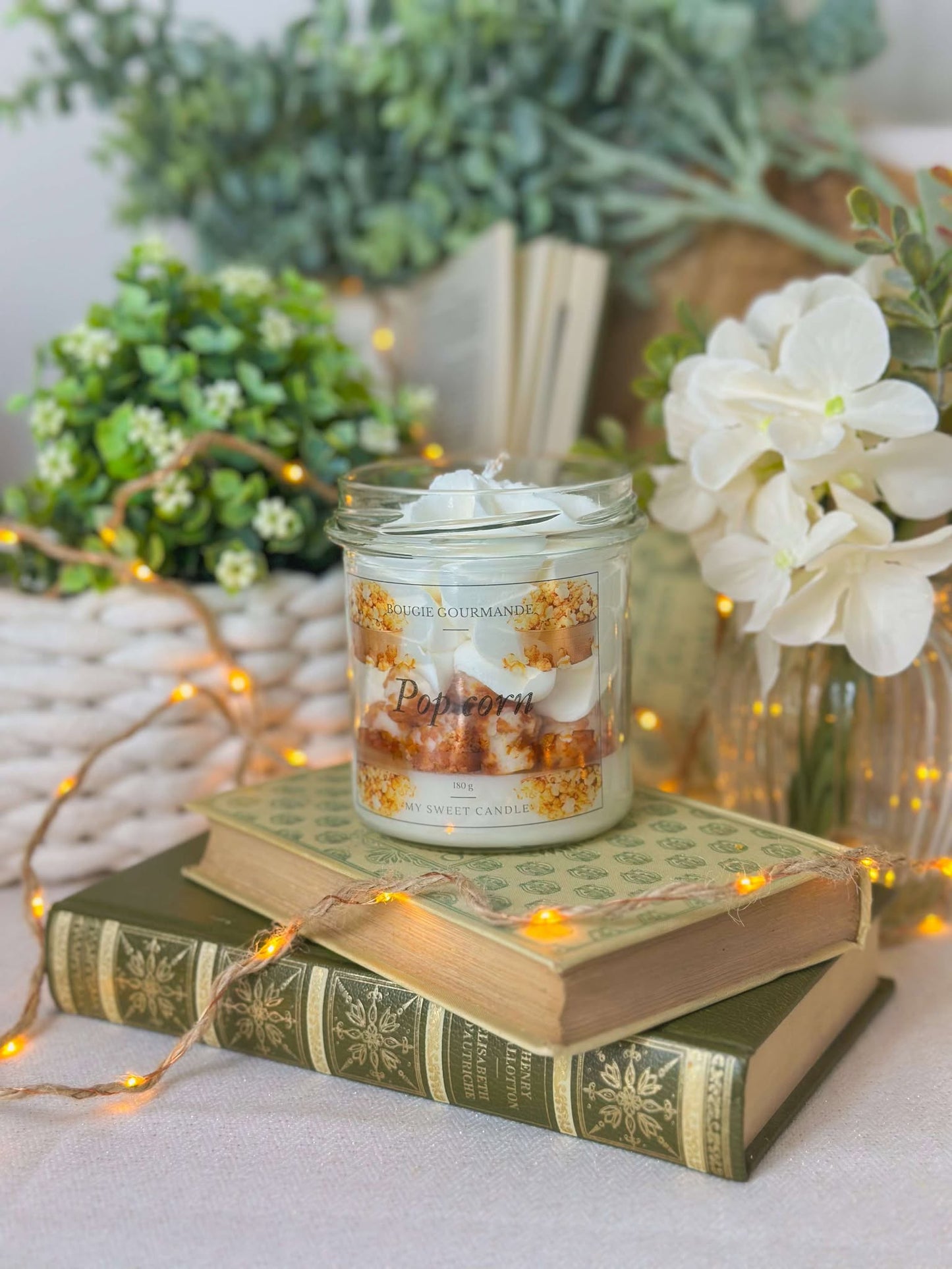 Bougie gourmande Pop corn