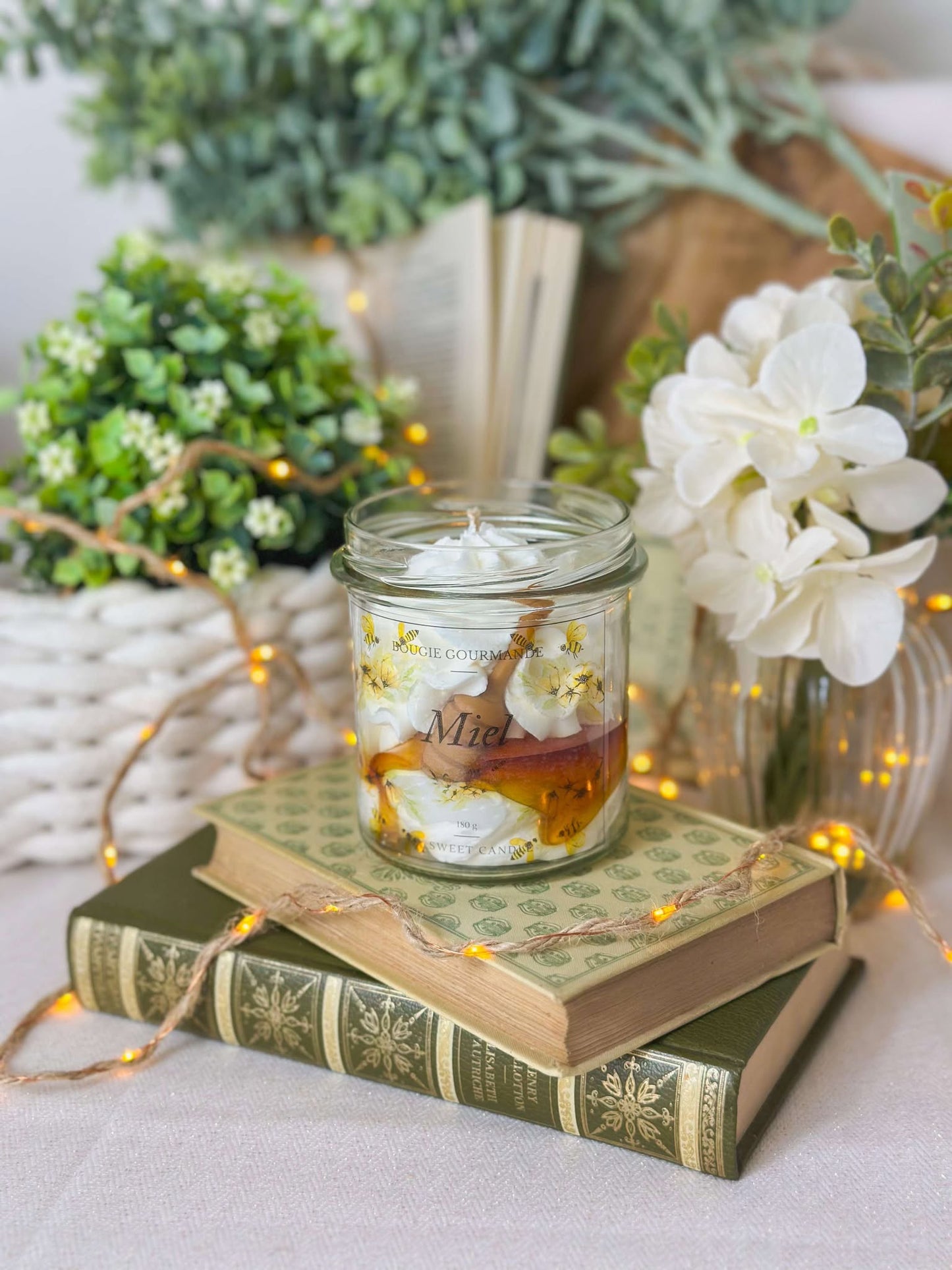 Bougie gourmande Miel