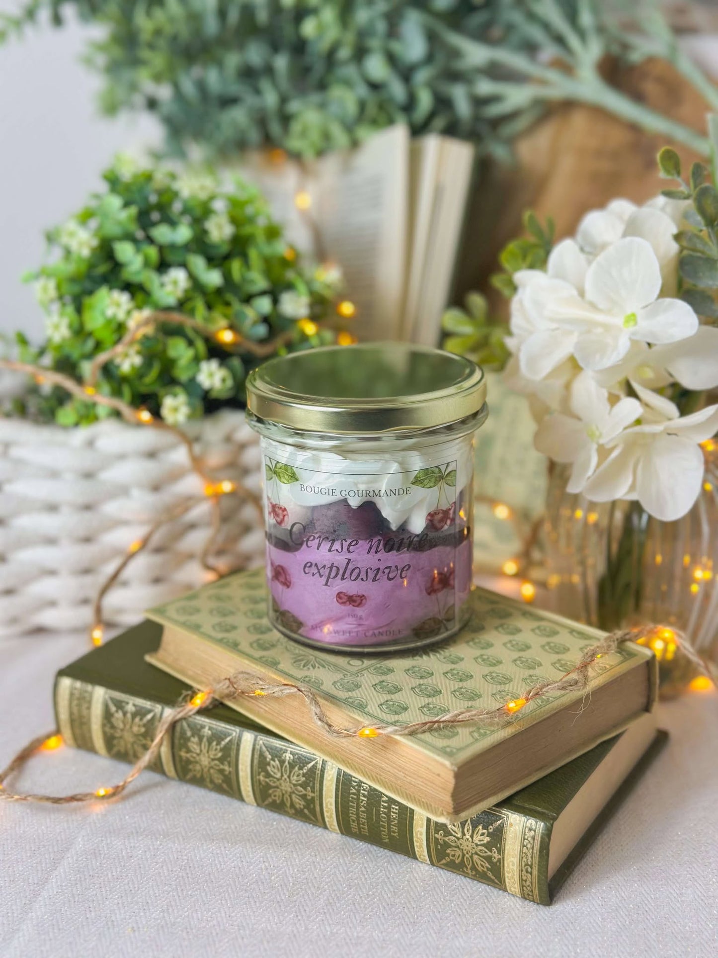 Bougie gourmande Cerise noire explosive