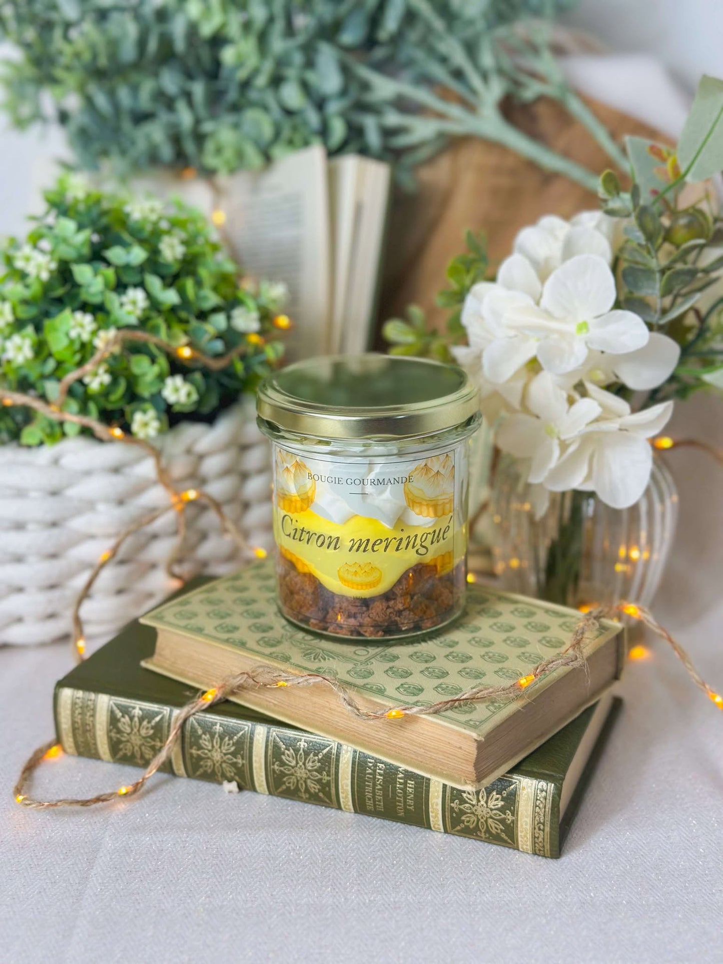 Bougie gourmande Citron meringué