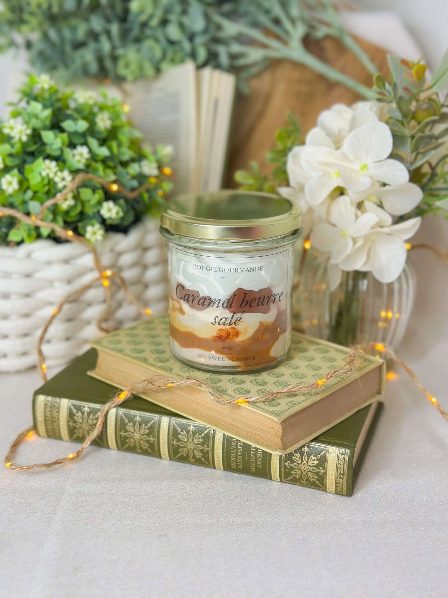 Bougie gourmande Caramel beurre salé