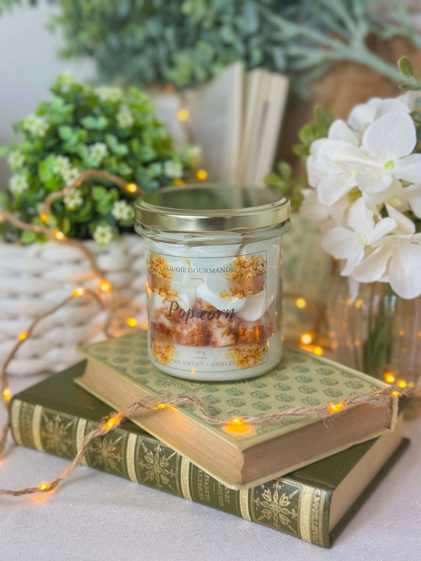 Bougie gourmande Pop corn