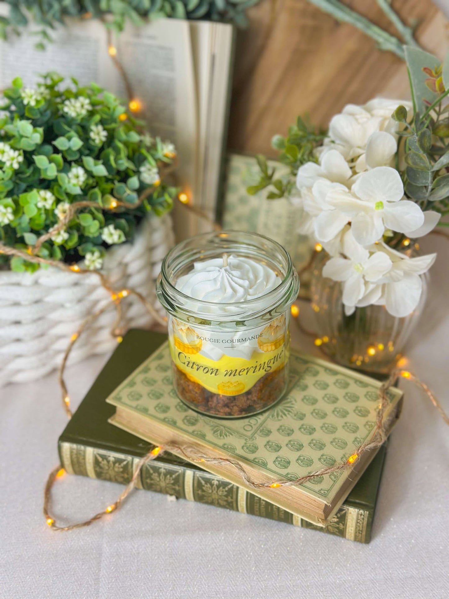 Bougie gourmande Citron meringué