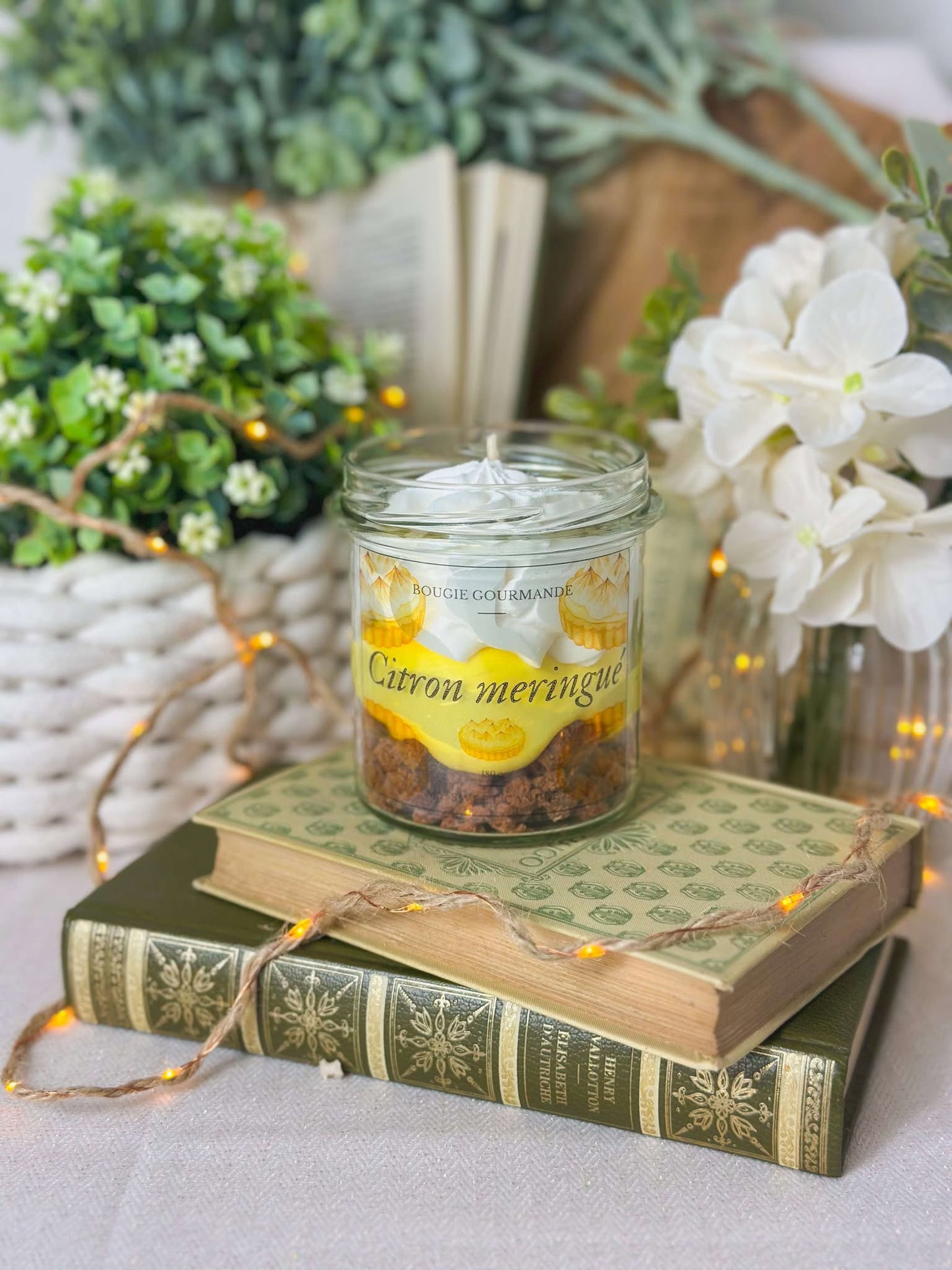 Bougie gourmande Citron meringué