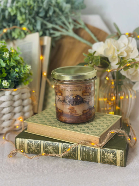 Bougie gourmande Rocher praliné