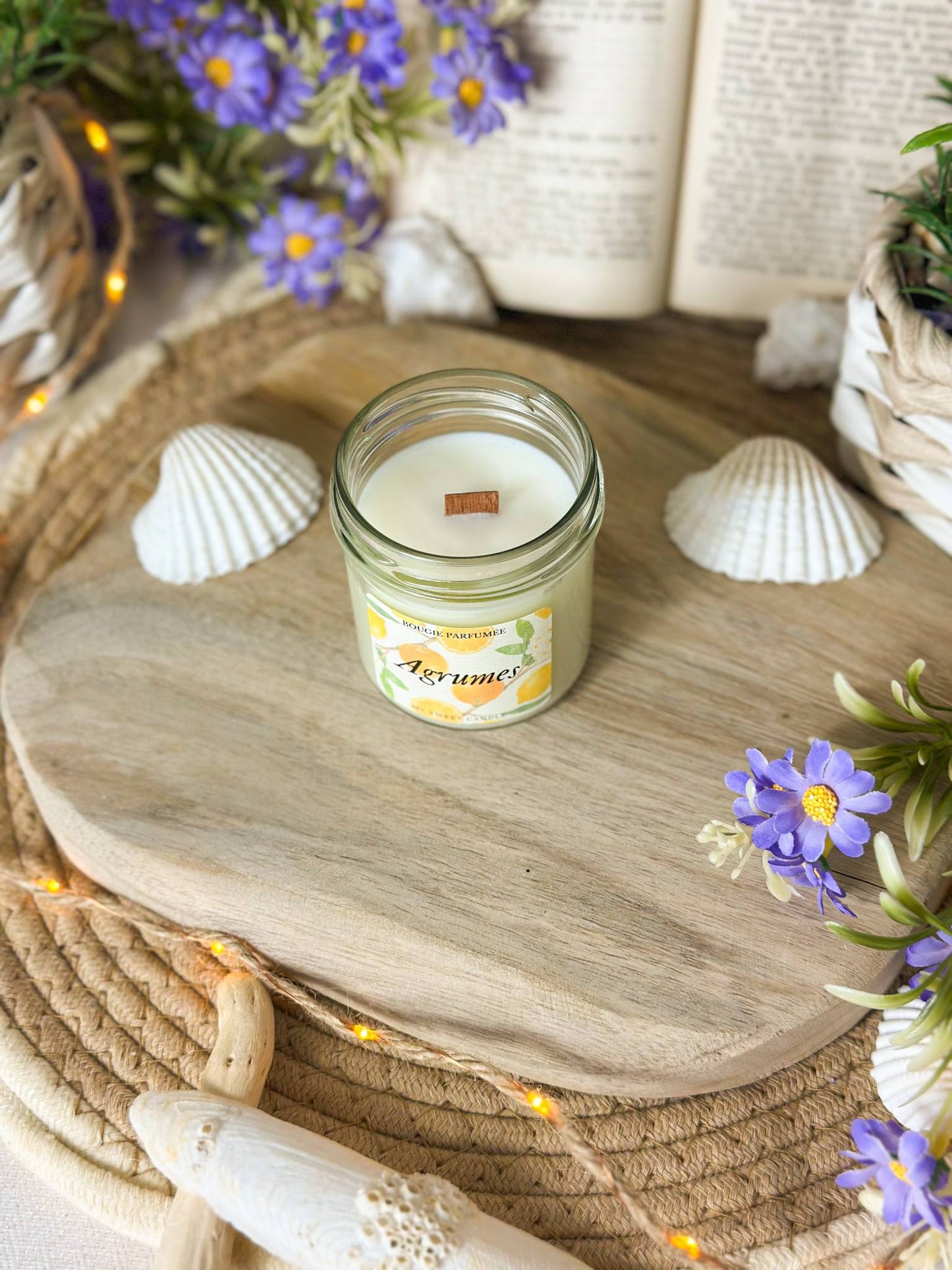 La bougie parfumée Agrumes