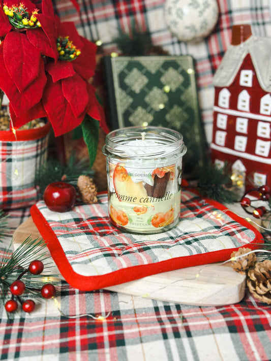 Bougie gourmande Pomme cannelle