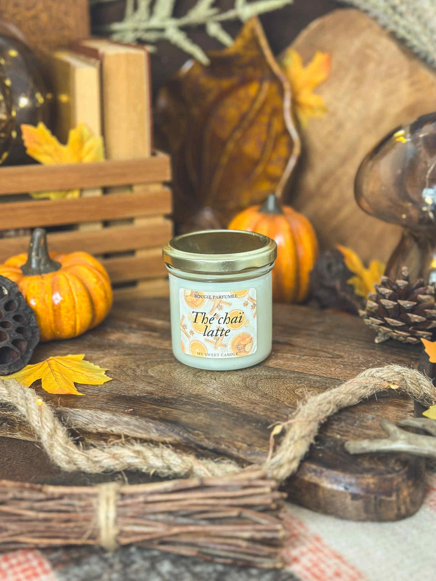 Bougie parfumée Thé chaï latte