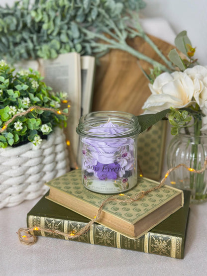 Bougie gourmande Cassis freesia
