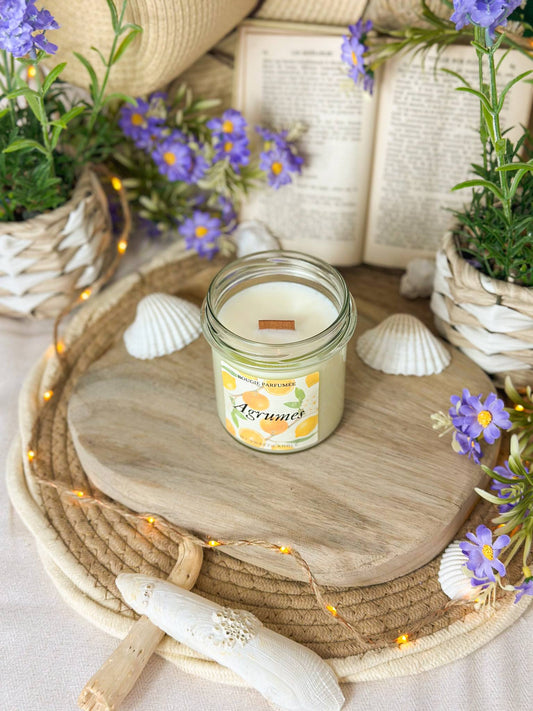 La bougie parfumée Agrumes
