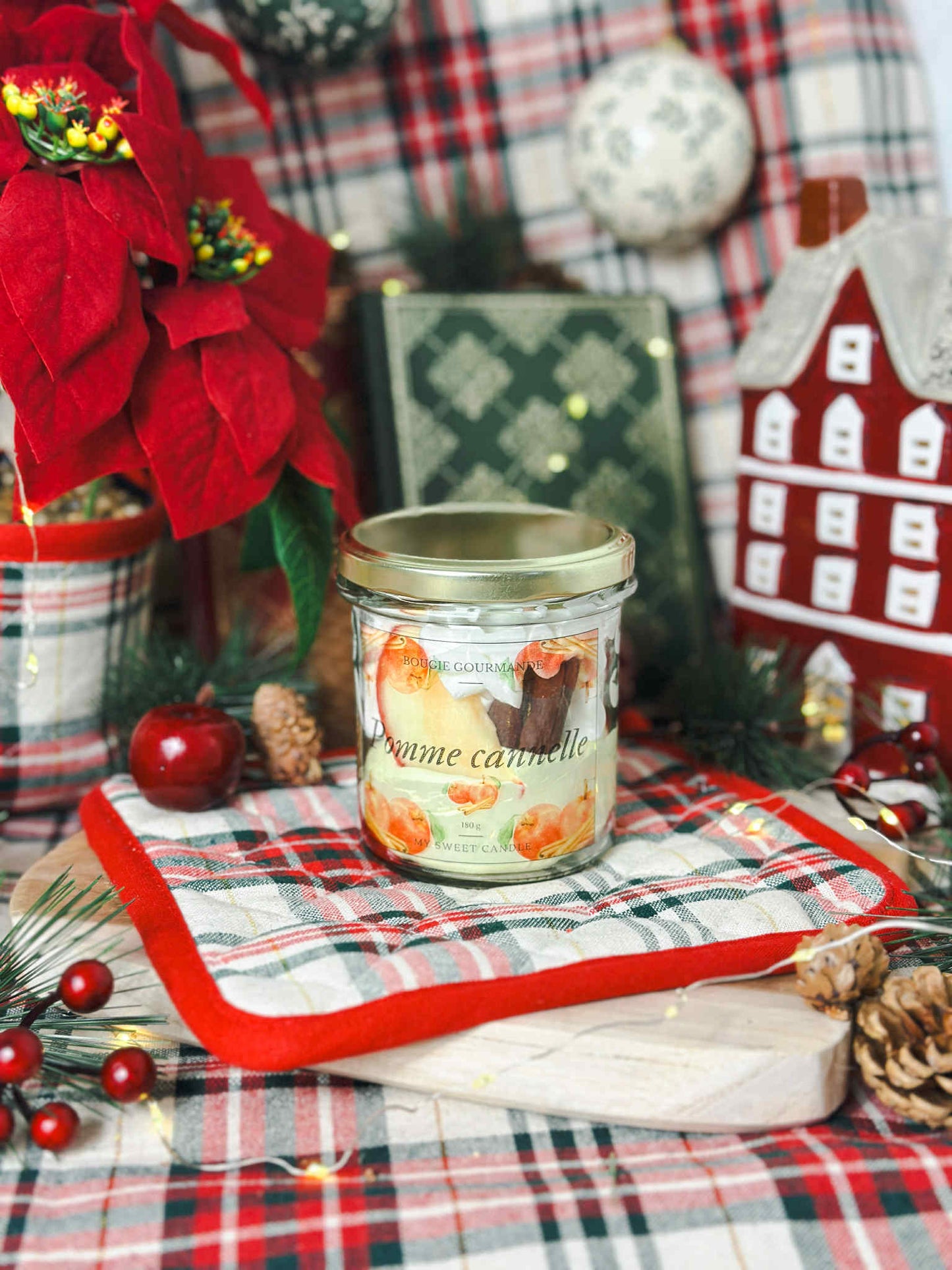 Bougie gourmande Pomme cannelle