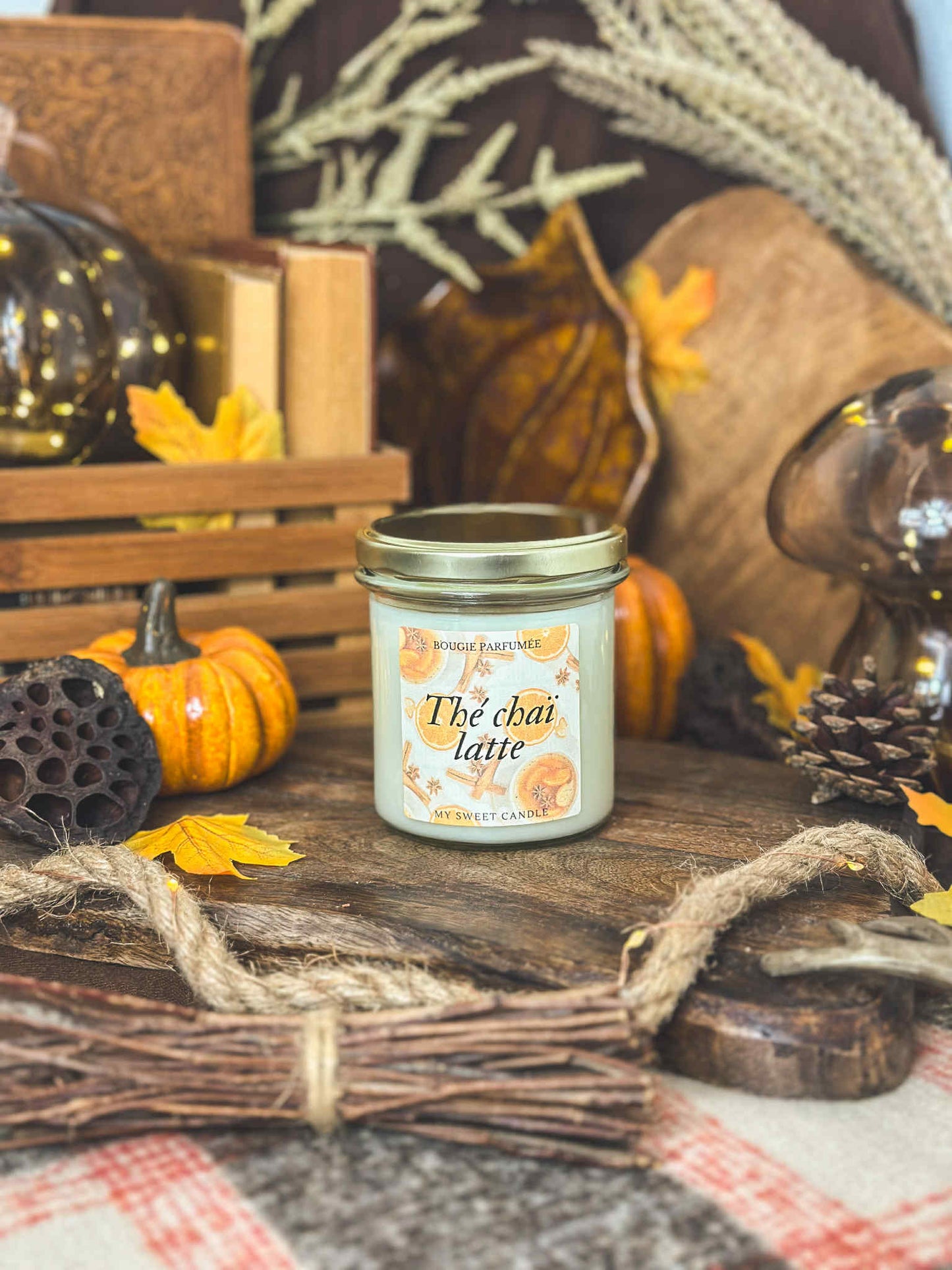 Bougie parfumée Thé chaï latte