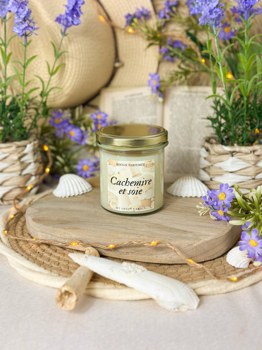 Bougie parfumée Cachemire et soie