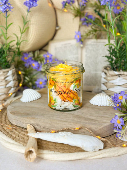 Bougie gourmande Mangue et coco