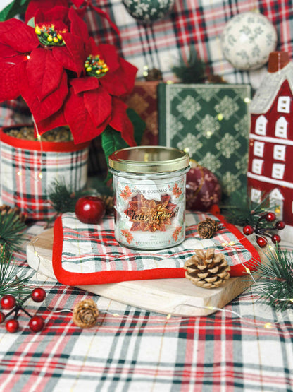 Bougie gourmande Fleur de noël