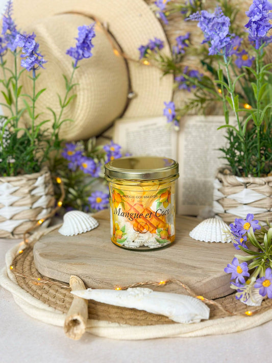 Bougie gourmande Mangue et coco